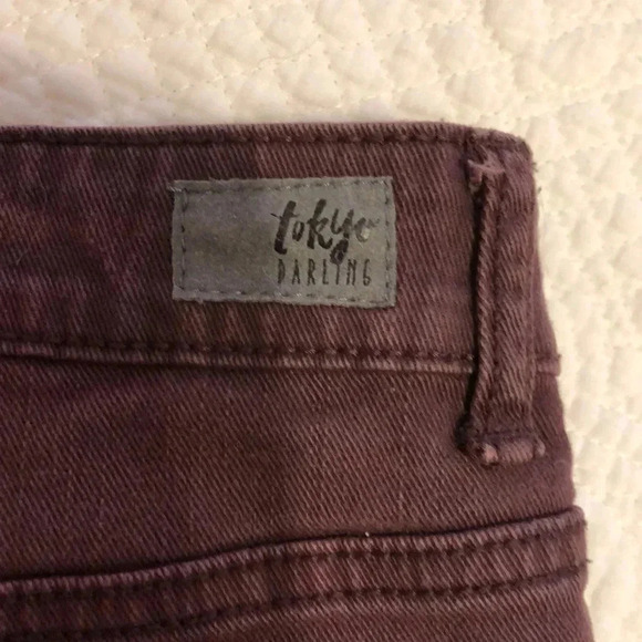 Tokyo Darling super high waisted shorty. Purple. Size 10 - Picture 5 of 9